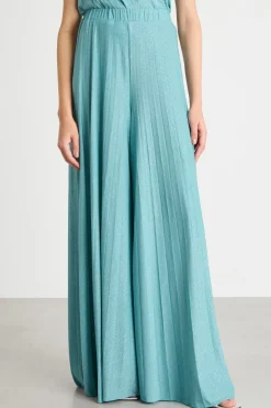 Pantalone plissé - Azzurro