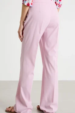 Pantalone semi flare - Rosa