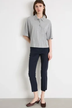 Pantalone sliim a sigaretta - Blu