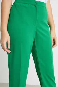 Pantalone slim in jersey stretch - Verde