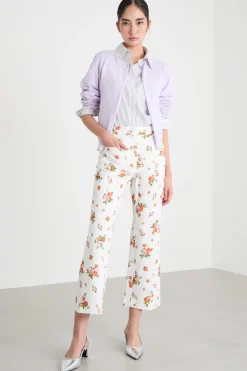 Pantalone stampato - Bianco