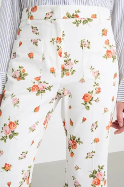 Pantalone stampato - Bianco