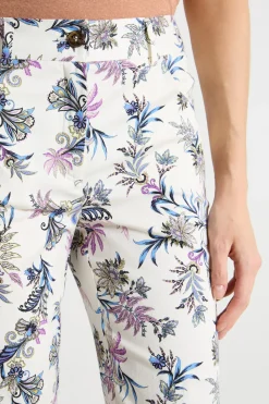 Pantalone stampato - Bianco