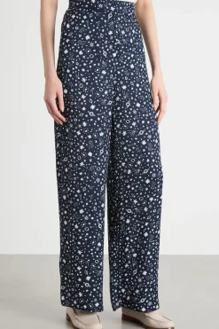 Pantalone stampato - Blu