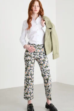 Pantalone stampato - Nero