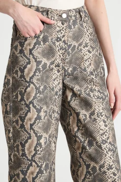 Pantalone wide leg - Marrone