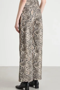 Pantalone wide leg - Marrone