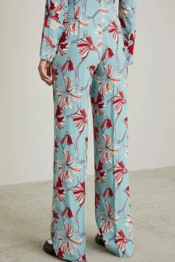 Pantaloni a fantasia - Azzurro Rosso