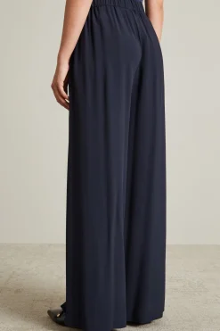 Pantaloni ampi con pannelli - Blu Notte