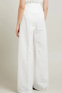 Pantaloni a palazzo - Bianco