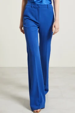 Pantaloni a palazzo in cady - Bluette