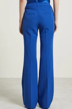 Pantaloni a palazzo in cady - Bluette
