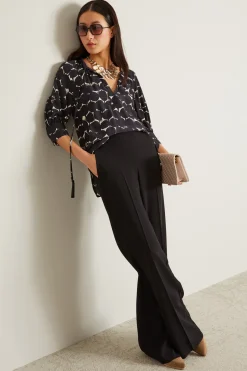 Pantaloni a palazzo - Nero
