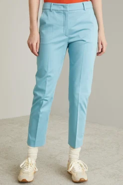 Pantaloni a sigaretta - Acqua Marina