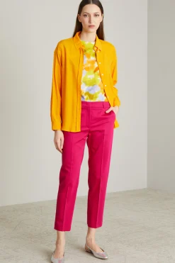 Pantaloni a sigaretta - Fuxia
