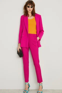 Pantaloni a sigaretta - Fuxia