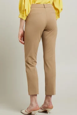 Pantaloni a sigaretta in jersey - Beige