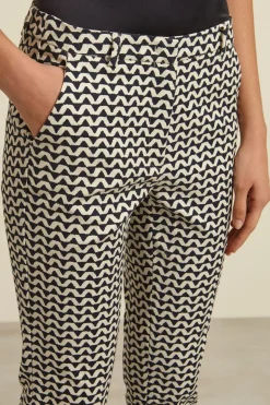 Pantaloni a sigaretta - Nero Bianco