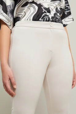 Pantaloni a zampa - Bianco