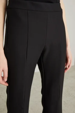 Pantaloni a zampa - Nero