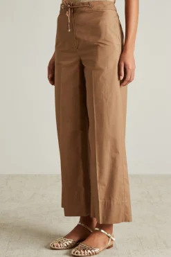 Pantaloni con coulisse - Marrone