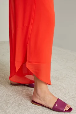Pantaloni con pannelli - Rosso