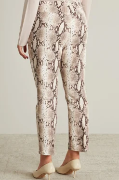 Pantaloni con stampa - Beige Bianco