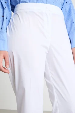 Pantaloni crop aderenti - Bianco