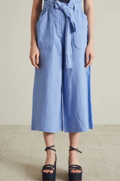 Pantaloni cropped - Lilla