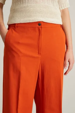 Pantaloni dritti - Arancio