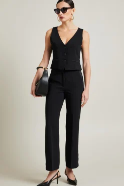 Pantaloni flare - Nero