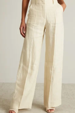 Pantaloni in batavia - Bianco