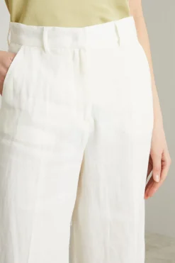 Pantaloni in batavia - Bianco