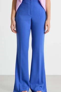 Pantaloni in cady fluido - Bluette