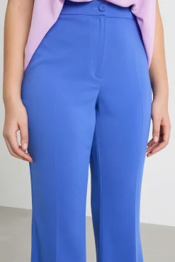 Pantaloni in cady fluido - Bluette
