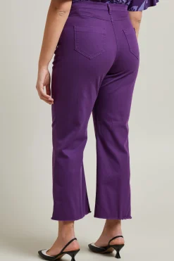 Pantaloni in cotone - Viola