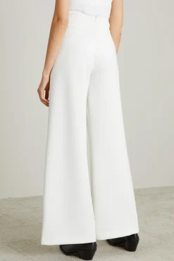 Pantaloni in jersey compatto - Bianco