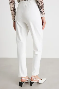 Pantaloni in jersey effetto jeans - Bianco