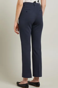Pantaloni in jersey piquet - Blu