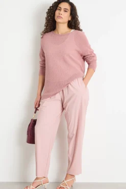 Pantaloni in jersey tecnico - Rosa