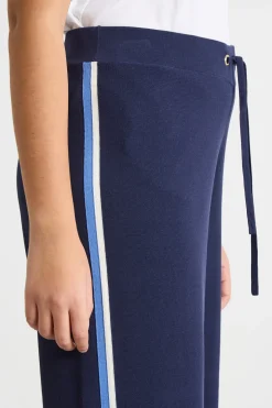 Pantaloni in maglia - Blu Azzurro Bianco