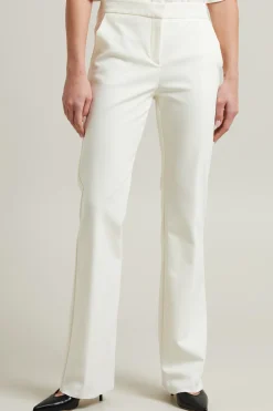 Pantaloni in misto cotone - Avorio