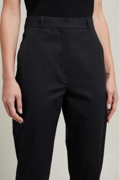 Pantaloni in misto cotone - Nero
