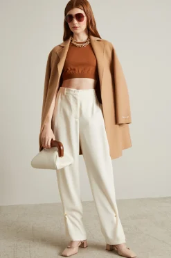Pantaloni in raso - Bianco