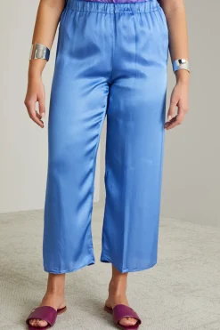 Pantaloni in raso di viscosa - Avio