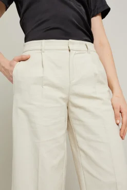 Pantaloni in tessuto armaturato - Bianco