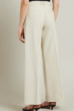 Pantaloni in tessuto armaturato - Bianco