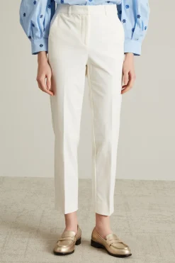 Pantaloni in twill - Bianco