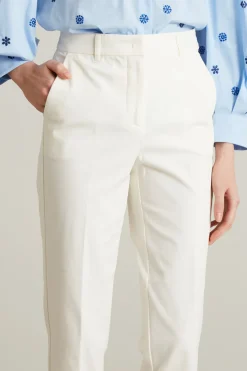 Pantaloni in twill - Bianco