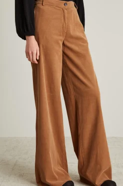 Pantaloni in velluto a coste - Cammello